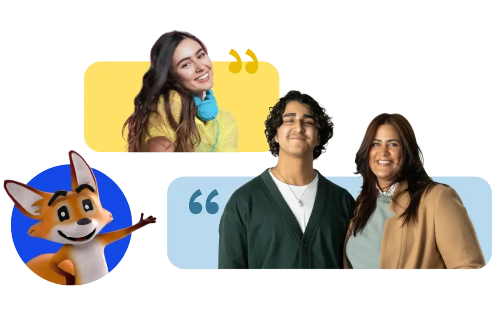 Strider the fox and families